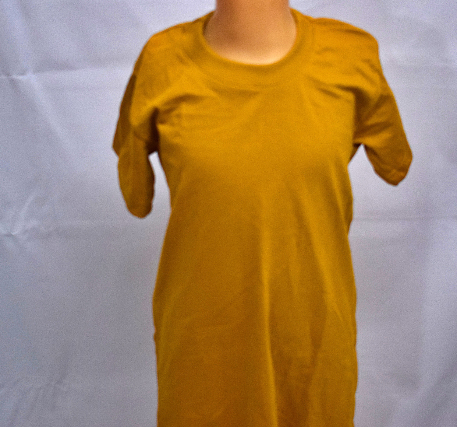 Classic Mustard Crew Neck T-Shirt